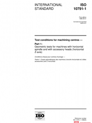 ISO 10791-1:1998 PDF