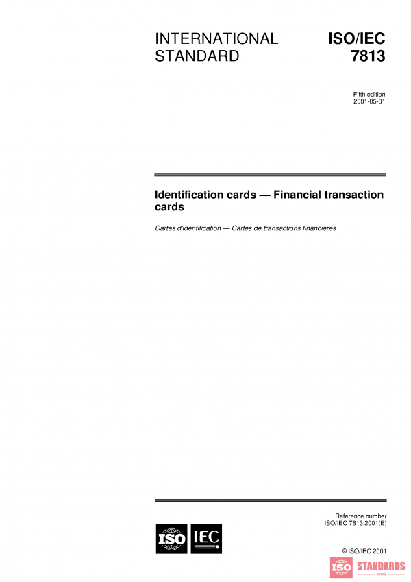 ISO/IEC 7813:2001 PDF