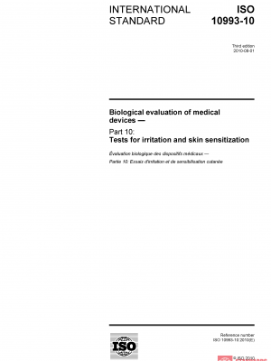 ISO 10993 10:2010 PDF