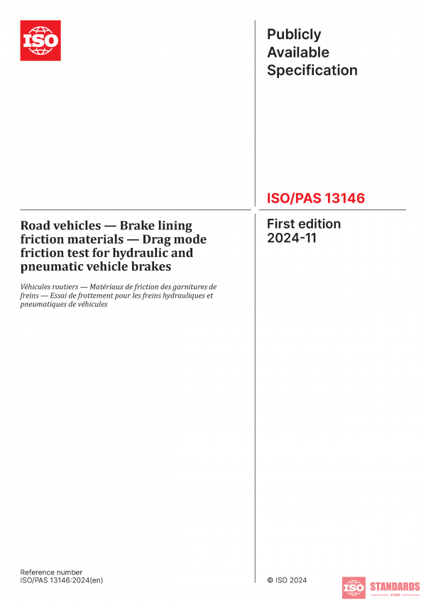 ISO/PAS 13146:2024 PDF