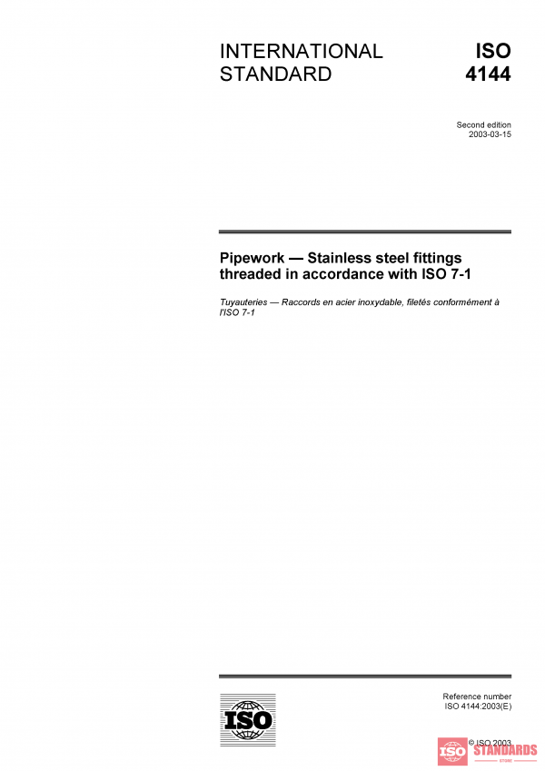 ISO 4144:2003 PDF