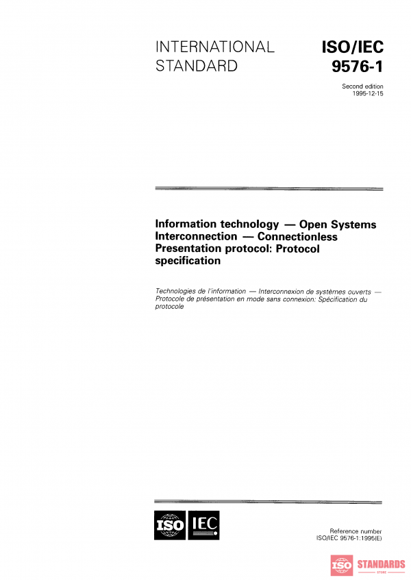 ISO/IEC 9576-1:1995 PDF