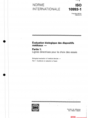 ISO 10993-1:1992 PDF