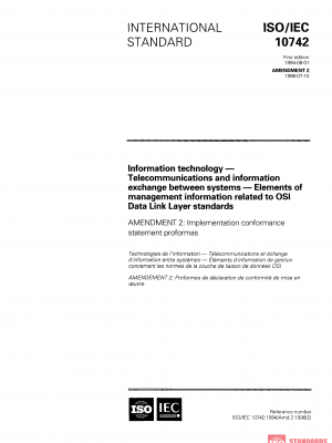 ISO/IEC 10742:1994/AMD2:1996 PDF