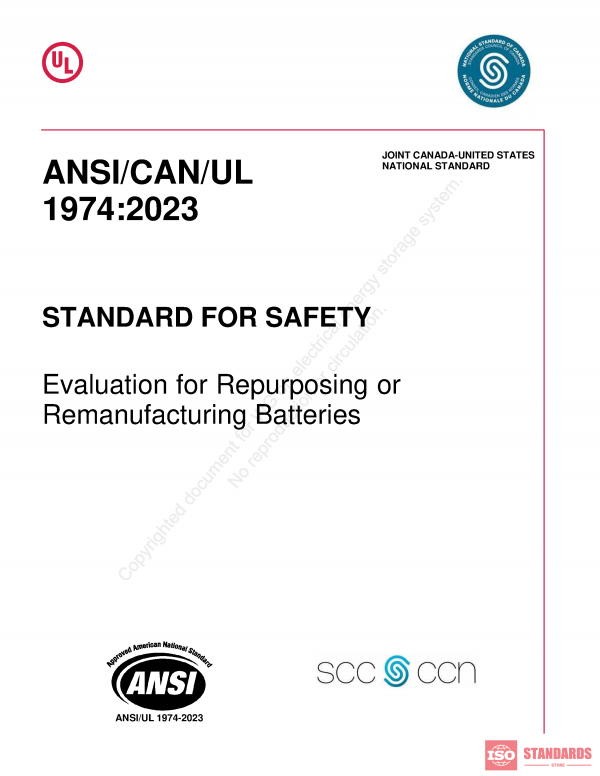ANSI/CAN/UL 1974 WG:2023 PDF