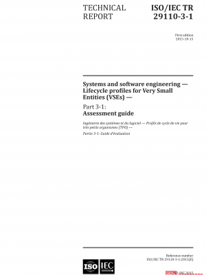 ISO/IEC TR 29110-3-1:2015 PDF