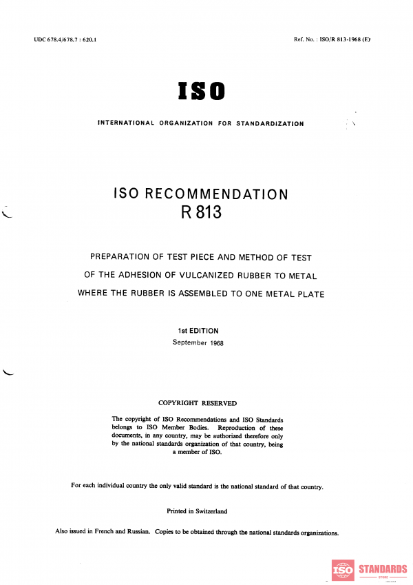 ISO/R 813:1968 PDF