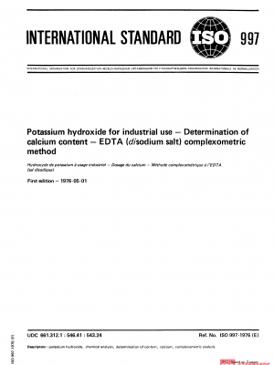 ISO 997:1976 PDF