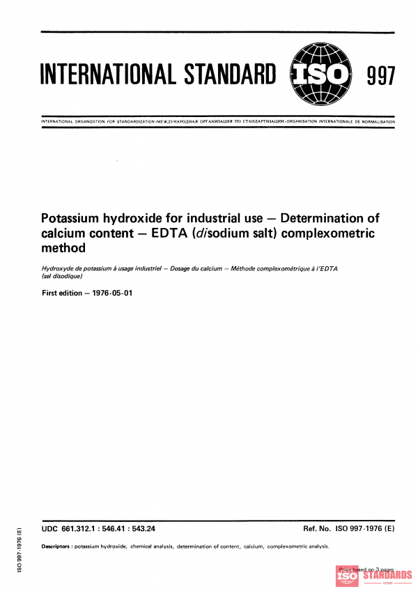 ISO 997:1976 PDF
