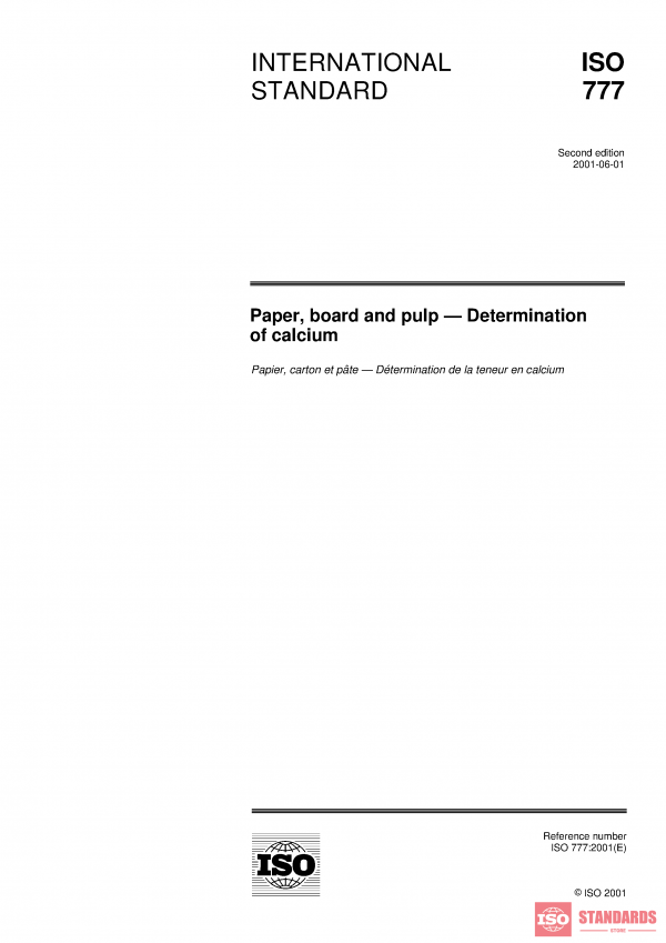 ISO 777:2001 PDF