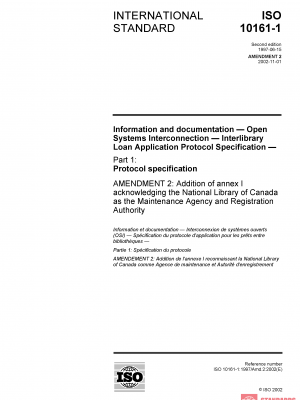 ISO 10161-1:1997/Amd 2:2002 PDF