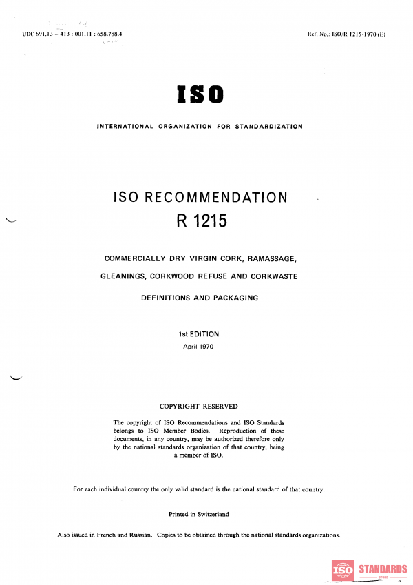 ISO/R 1215:1970 PDF
