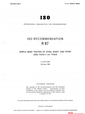 ISO/R 87:1959 PDF