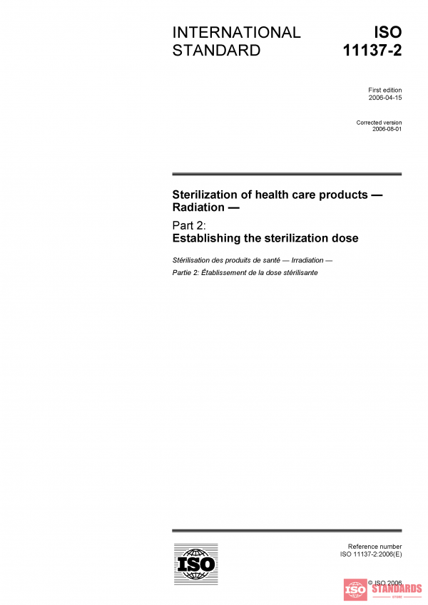 ISO 11137-2:2006 PDF