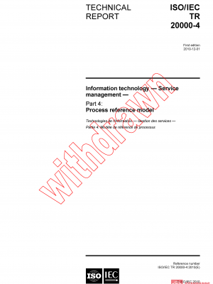 ISO/IEC TR 20000-4:2010 PDF