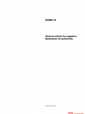 ISO/IEC Guide 22:1996 PDF
