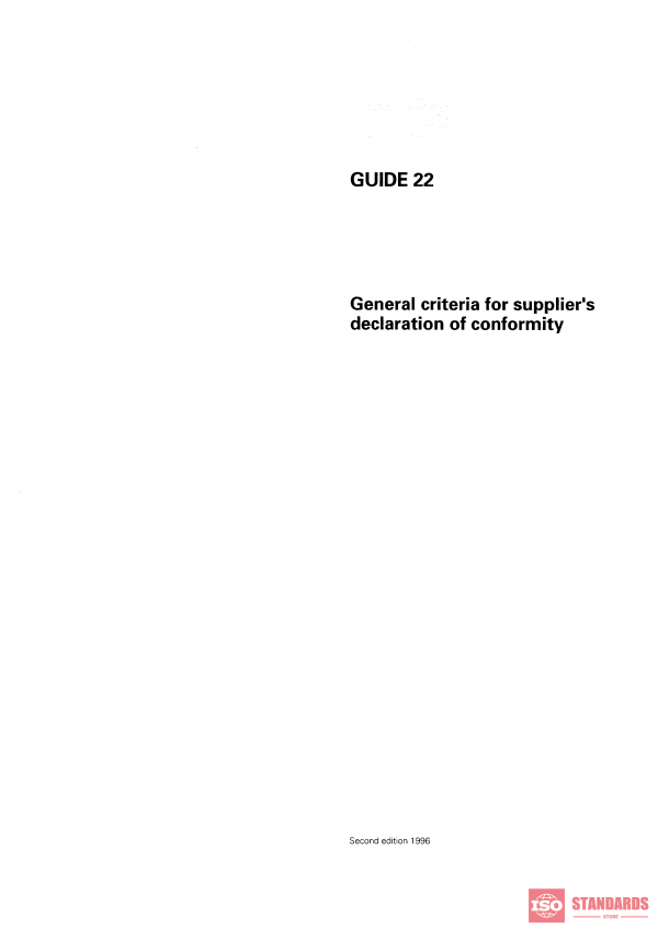 ISO/IEC Guide 22:1996 PDF