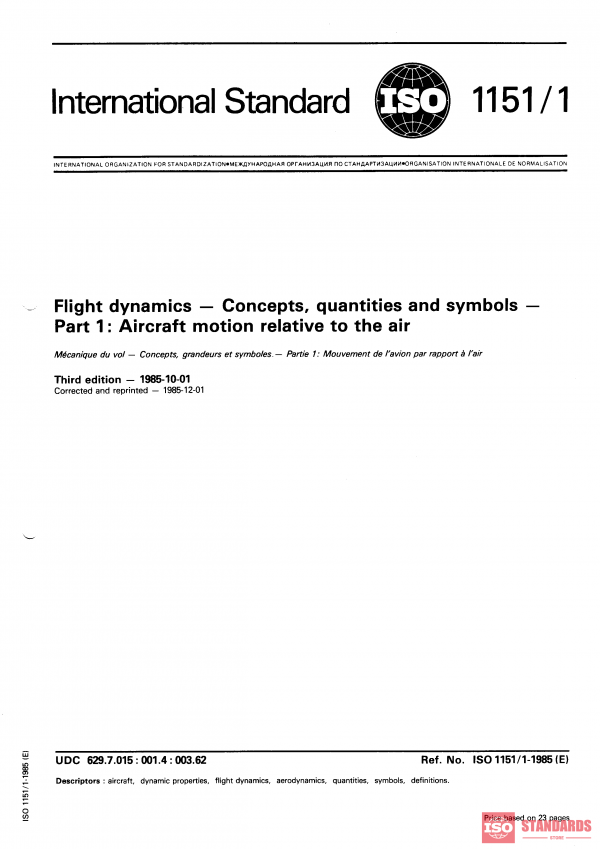 ISO 1151-1:1985 PDF