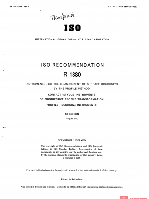 ISO/R 1880:1970 PDF
