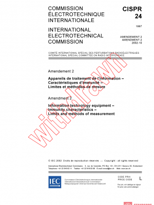 CISPR 24:1997/AMD2:2002 PDF