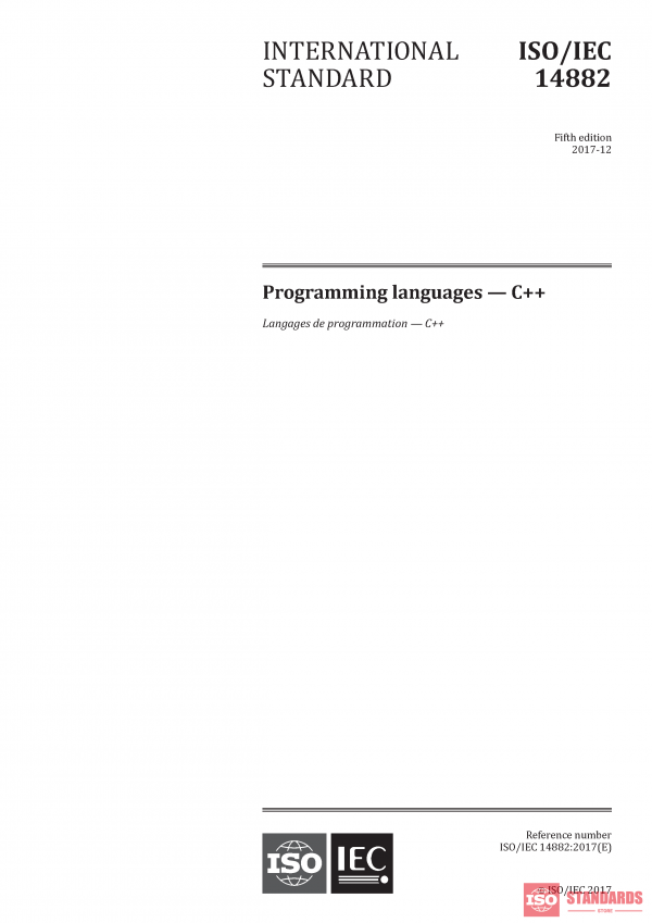 ISO/IEC 14882:2017 PDF