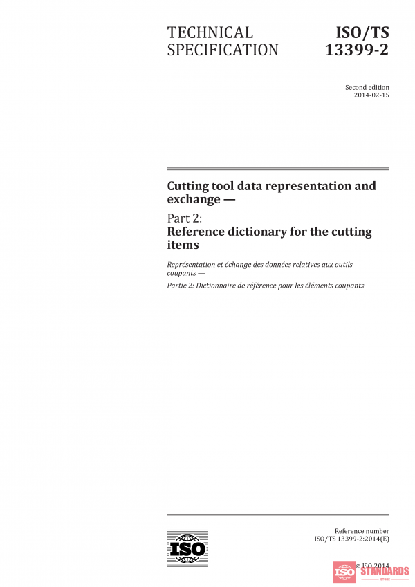 ISO/TS 13399-2:2014 PDF