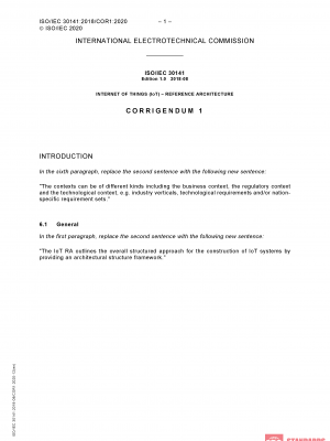 ISO/IEC 30141:2018/COR1:2020 PDF