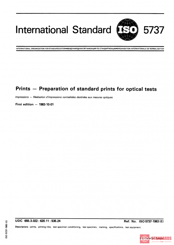 ISO 5737:1983 PDF