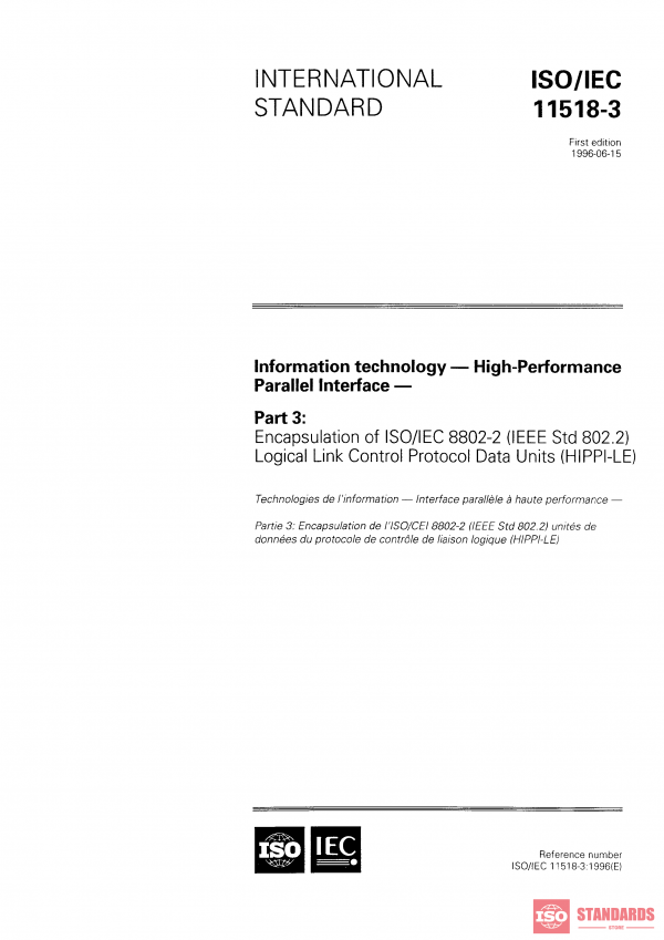 ISO/IEC 11518-3:1996 PDF