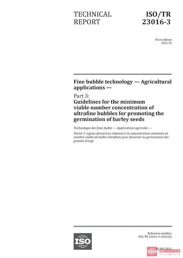 ISO/TR 23016-3:2021 PDF