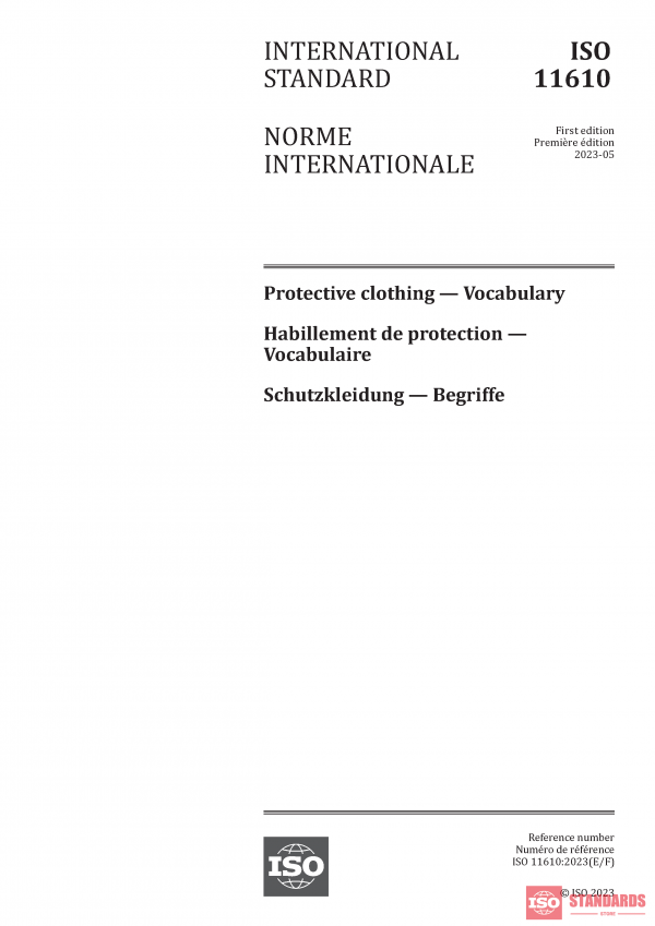 ISO 11610:2023 PDF