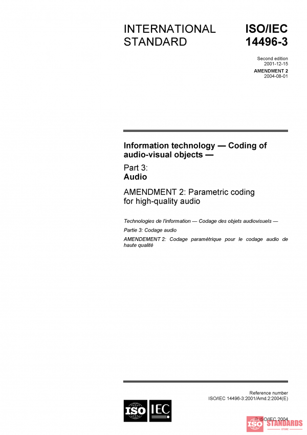 ISO/IEC 14496-3:2001/AMD2:2004 PDF