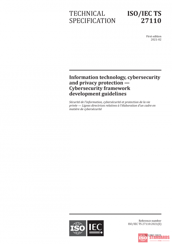ISO/IEC TS 27110:2021 PDF