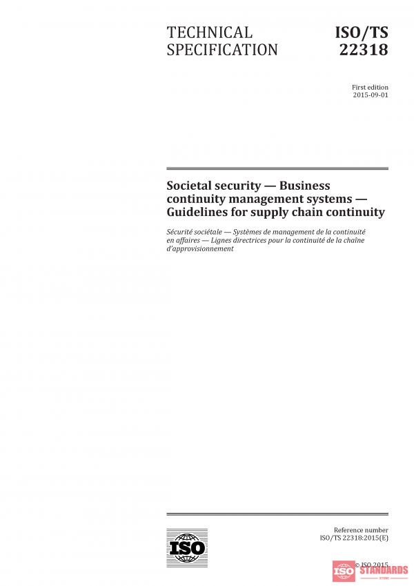ISO/TS 22318:2015 PDF