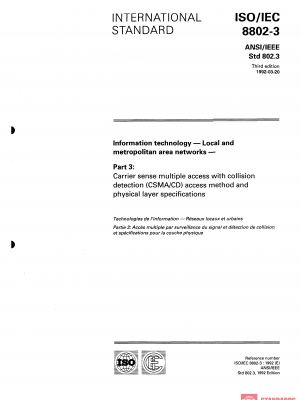 ISO/IEC 8802-3:1992 PDF