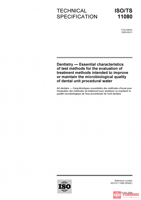 ISO/TS 11080:2009 PDF
