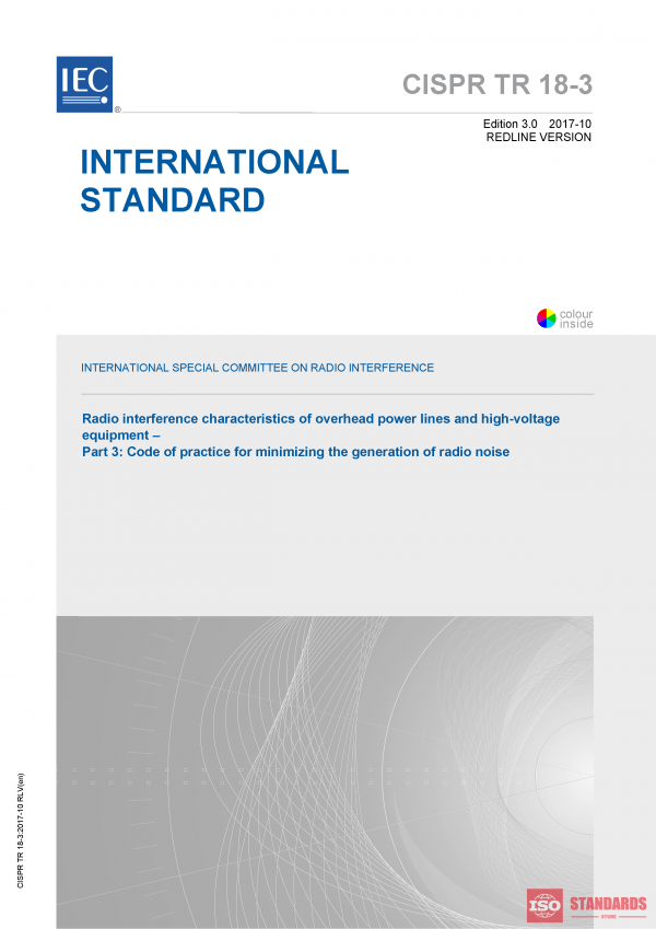 CISPR TR 18-3:2017 RLV PDF