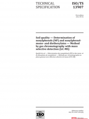 ISO/TS 13907:2012 PDF