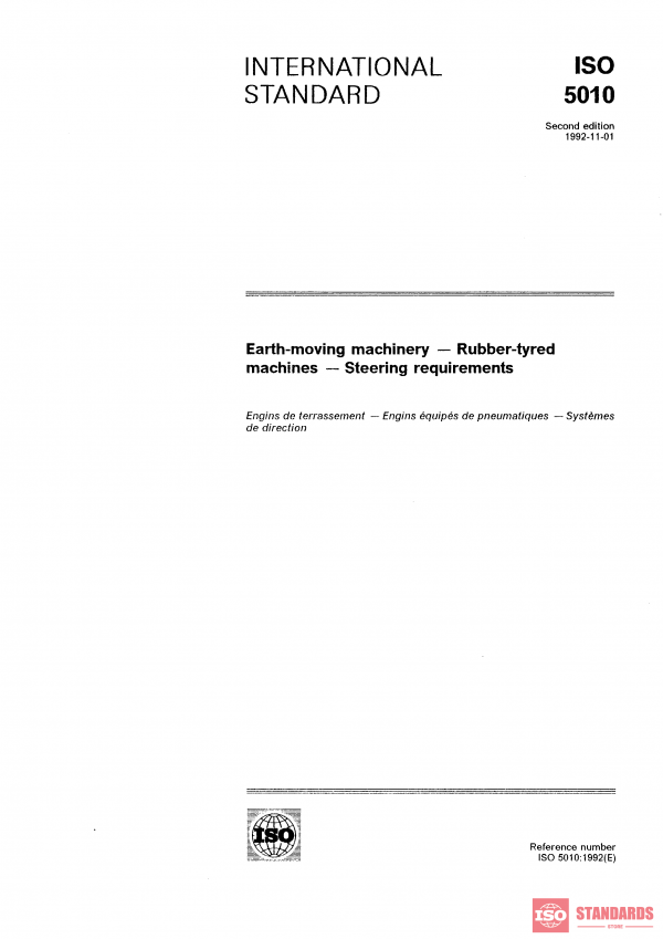 ISO 5010:1992 PDF