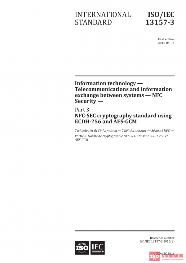 ISO/IEC 13157-3:2016 PDF