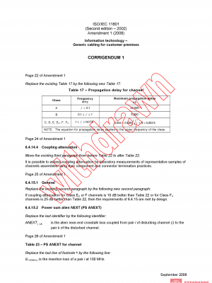 ISO/IEC 11801:2002/AMD1:2008/COR1:2008 PDF
