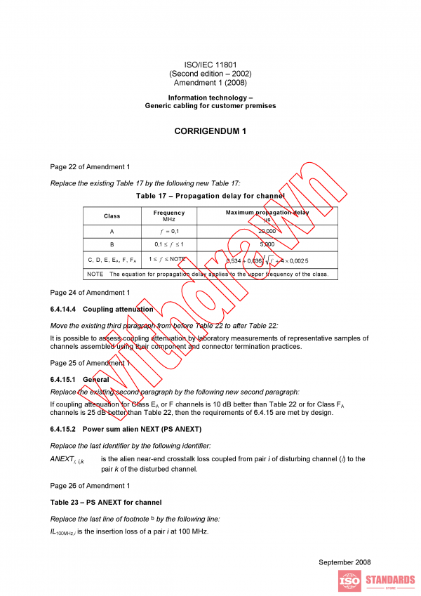 ISO/IEC 11801:2002/AMD1:2008/COR1:2008 PDF