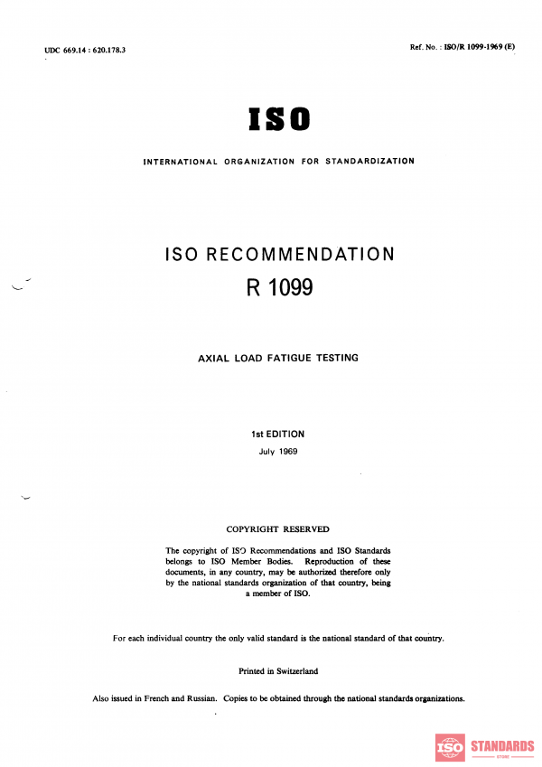 ISO/R 1099:1969 PDF