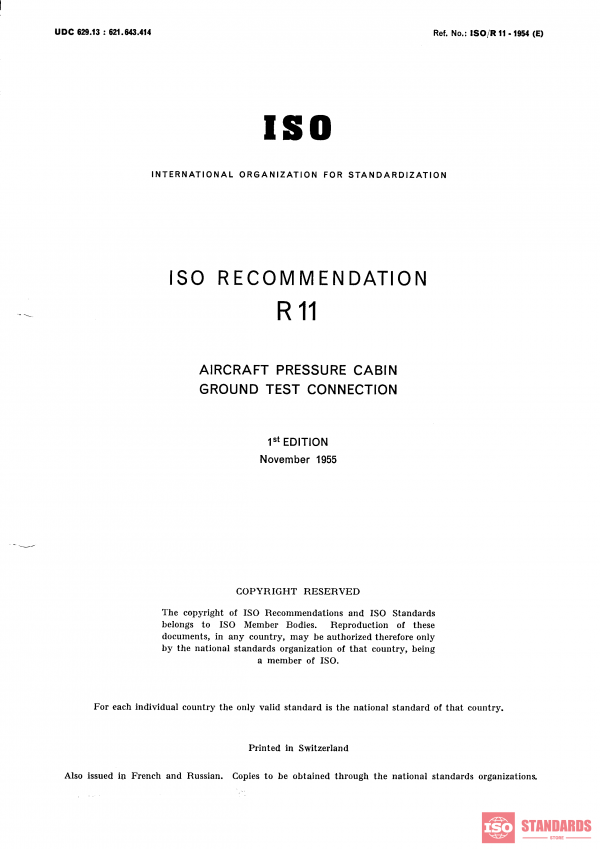 ISO/R 11:1954 PDF