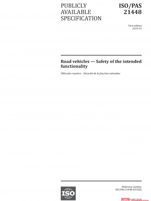 ISO/PAS 21448 :2019 PDF