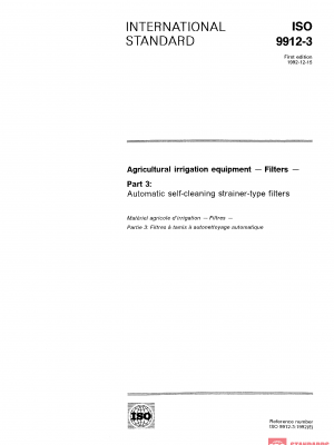 ISO 9912-3:1992 PDF