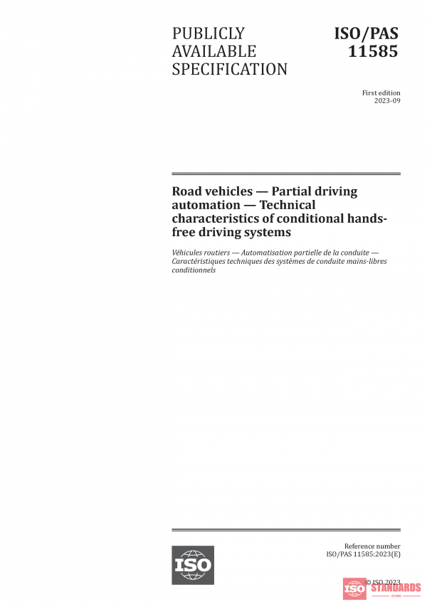 ISO/PAS 11585:2023 PDF