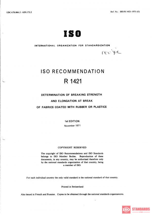 ISO/R 1421:1971 PDF