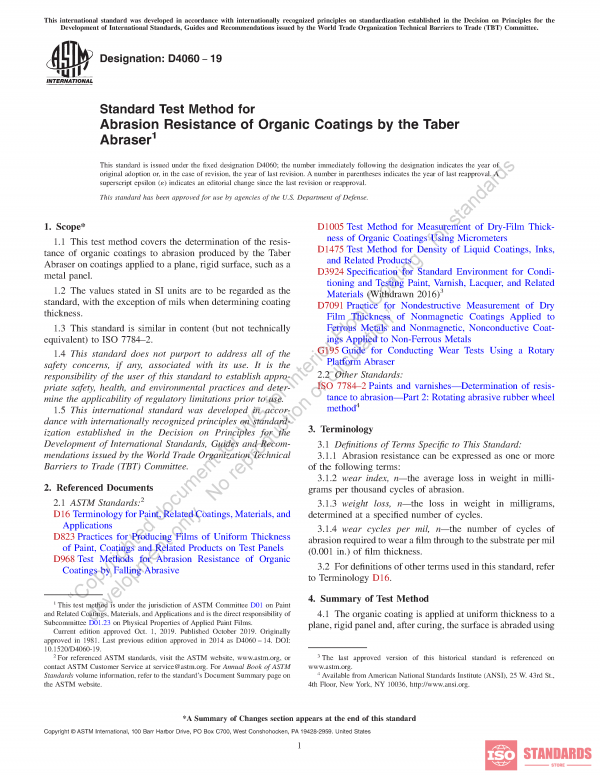 ASTM 4060 19 WG:2019 PDF