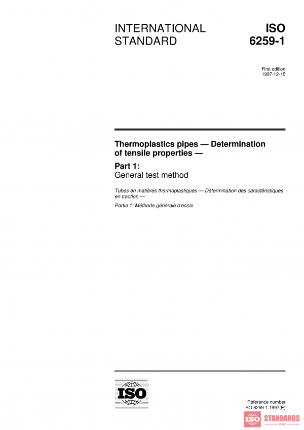 ISO 6259-1:1997 PDF